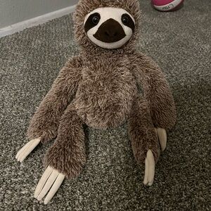 Plush Sloth Toy - Brown